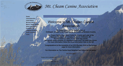 Desktop Screenshot of mtcheamcanine.com